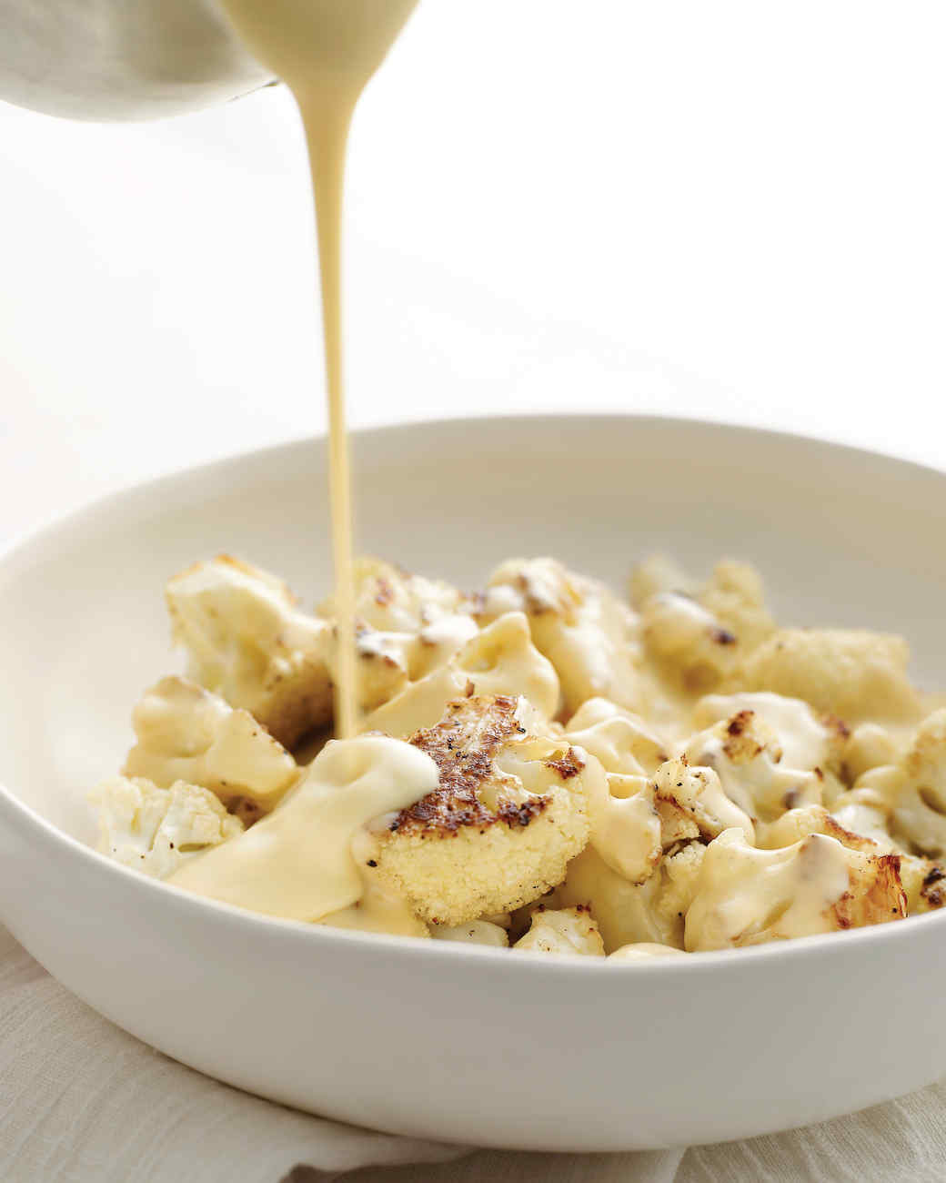 Roasted Cauliflower with Cheese Sauce Recipe Martha Stewart