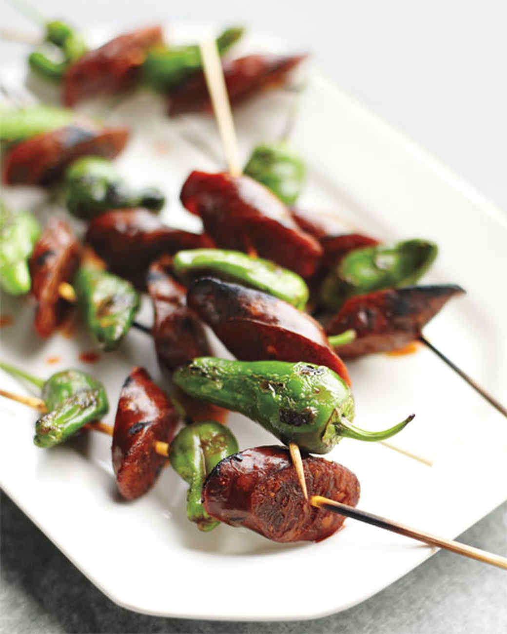 What is a recipe that uses Padron peppers?
