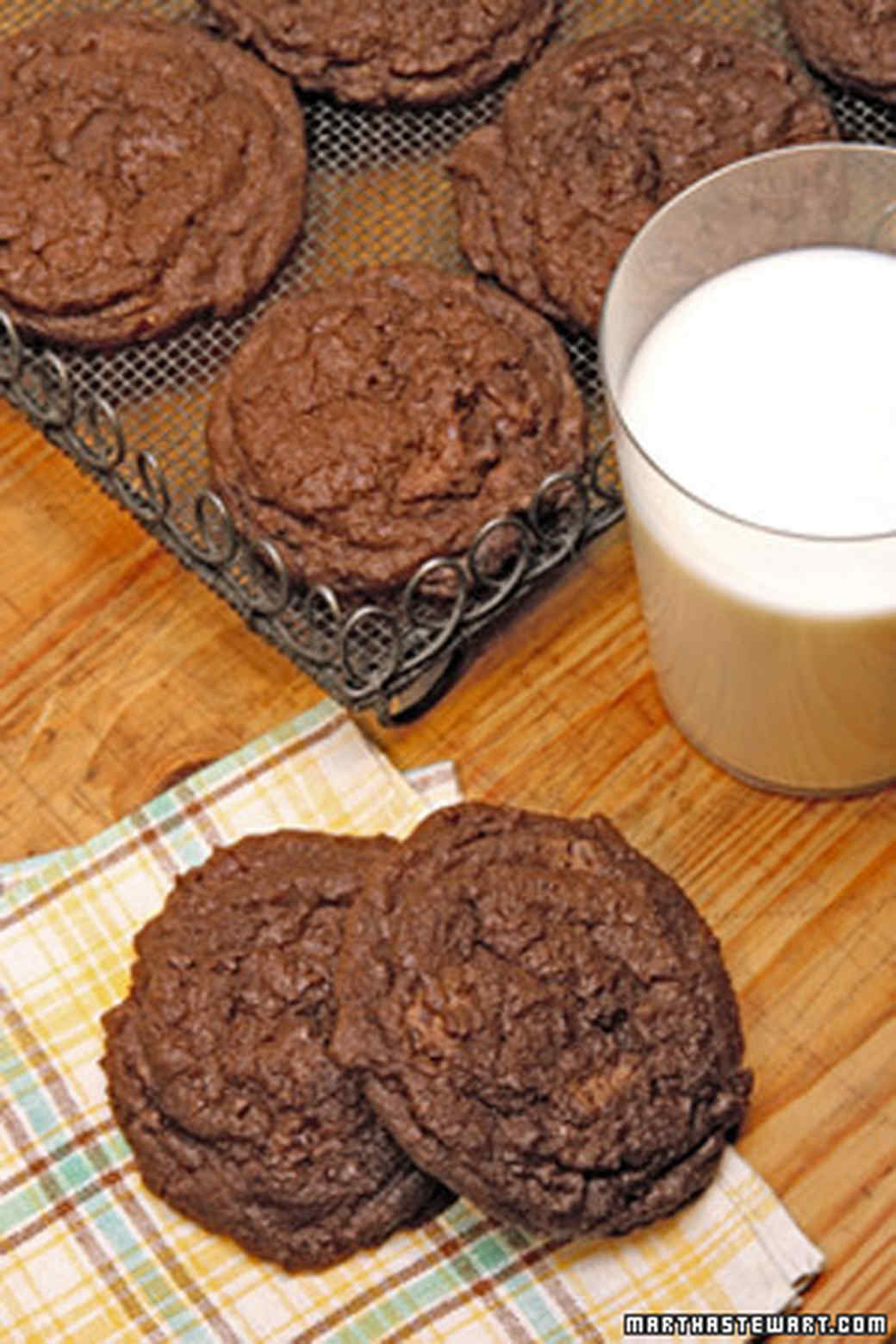 Espresso DoubleChocolate Chunk Cookies Recipe & Video Martha Stewart
