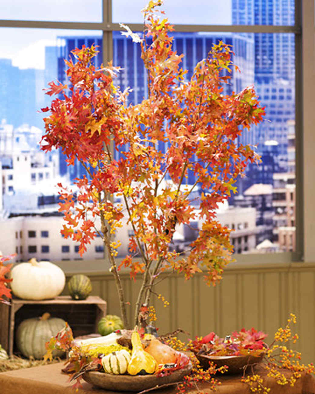 Autumn Branch Centerpiece & Video | Martha Stewart