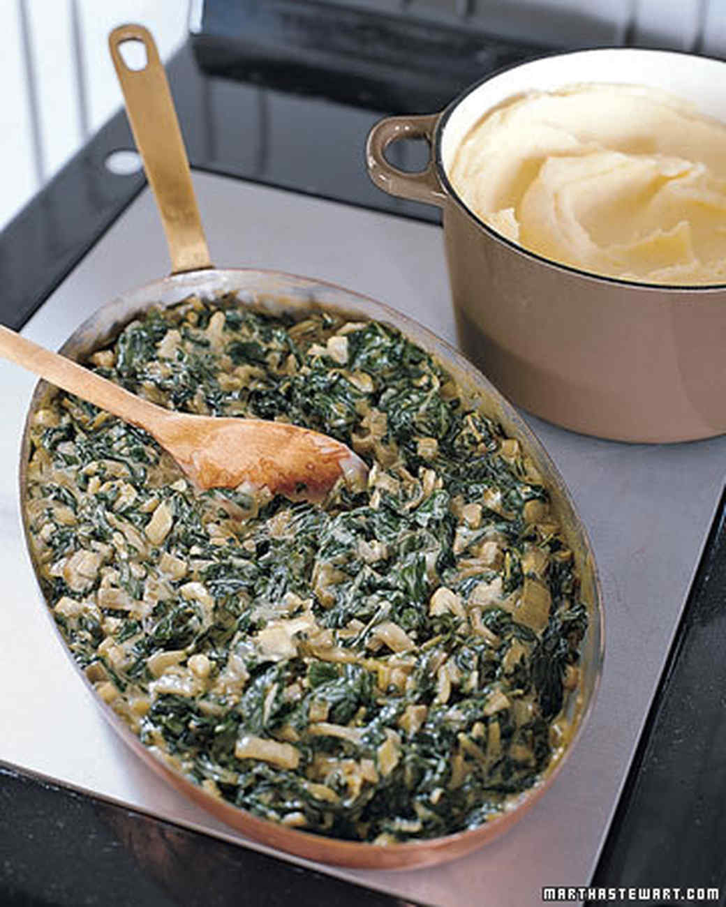 Creamed Swiss Chard with Onion, Garlic, and Nutmeg Recipe | Martha Stewart