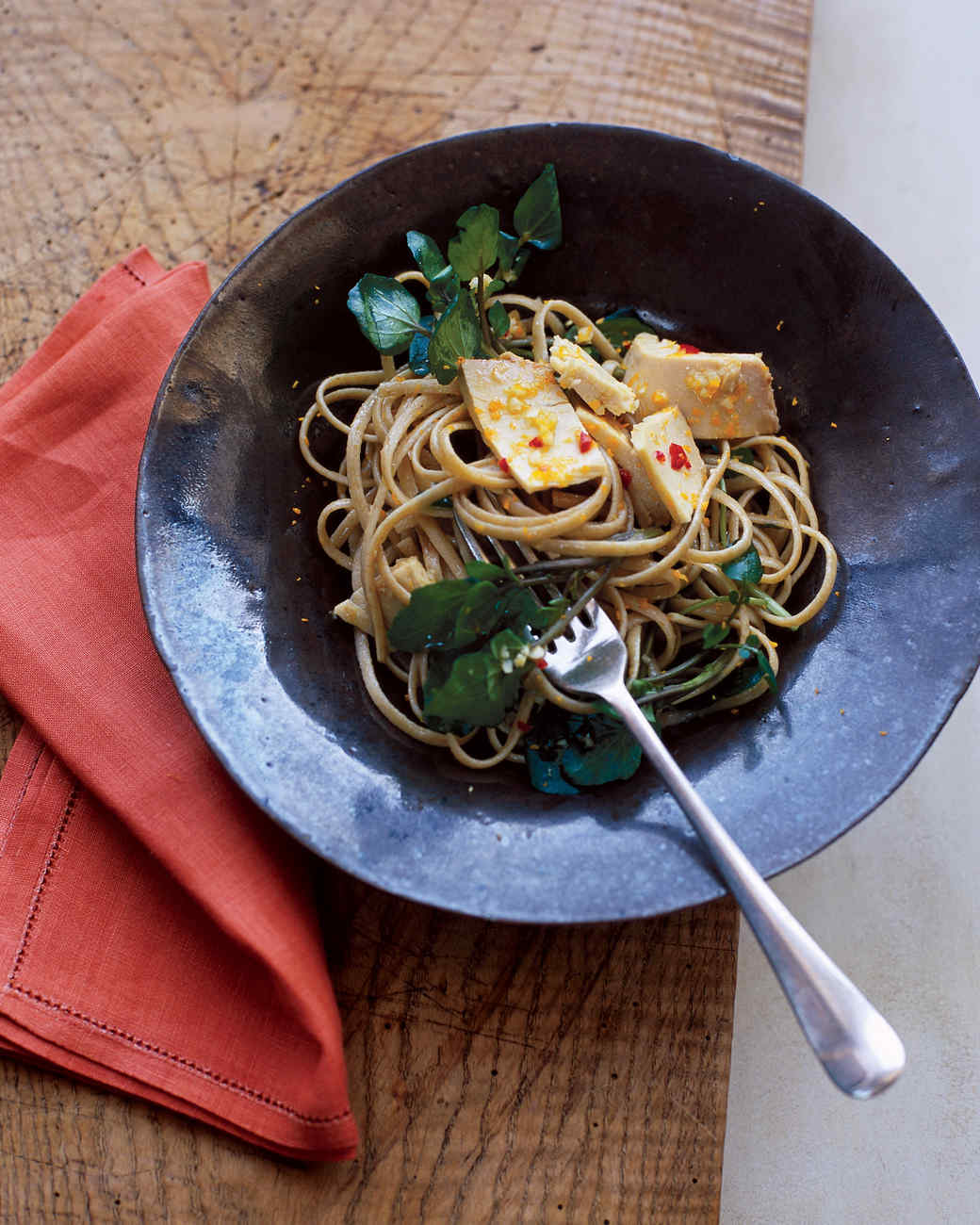 Linguine and Tuna with Spicy Orange Sauce Recipe Martha Stewart