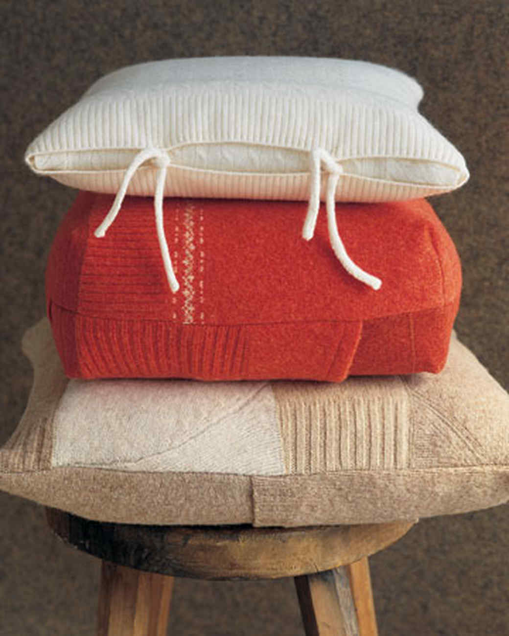 Felted Pillow Covers Martha Stewart