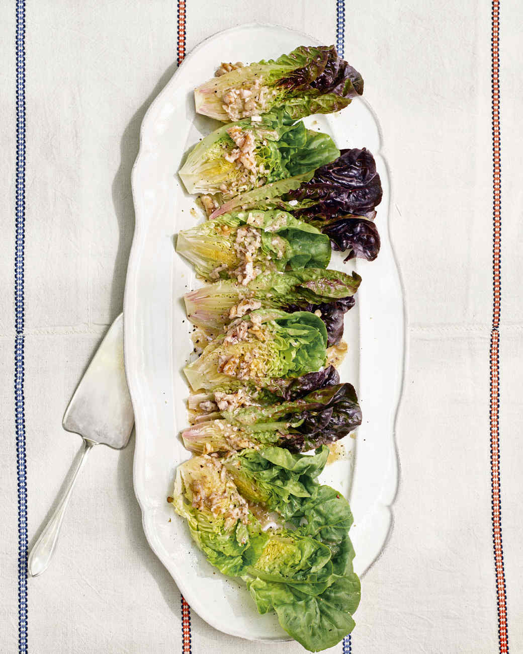 Little Gem Lettuce with Walnut Vinaigrette