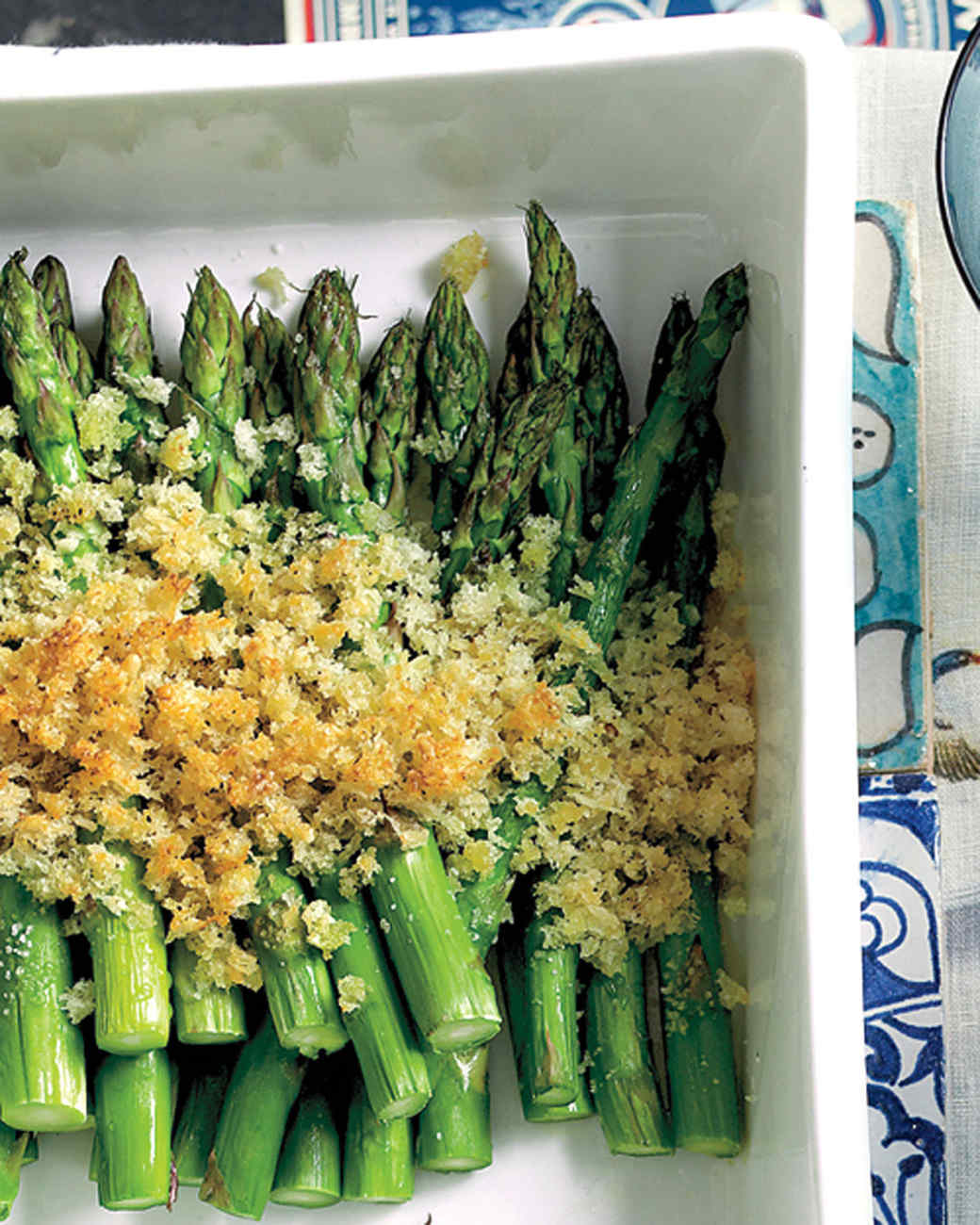 Asparagus with Breadcrumbs and Parmesan Recipe Martha Stewart