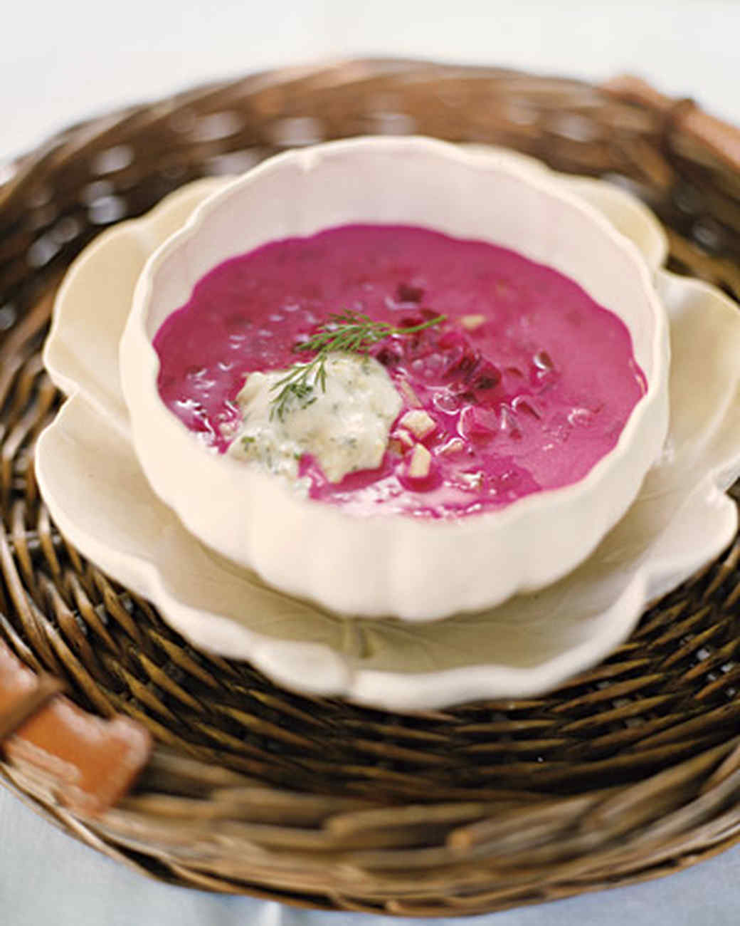 Summer Borscht with Tzatziki Recipe | Martha Stewart