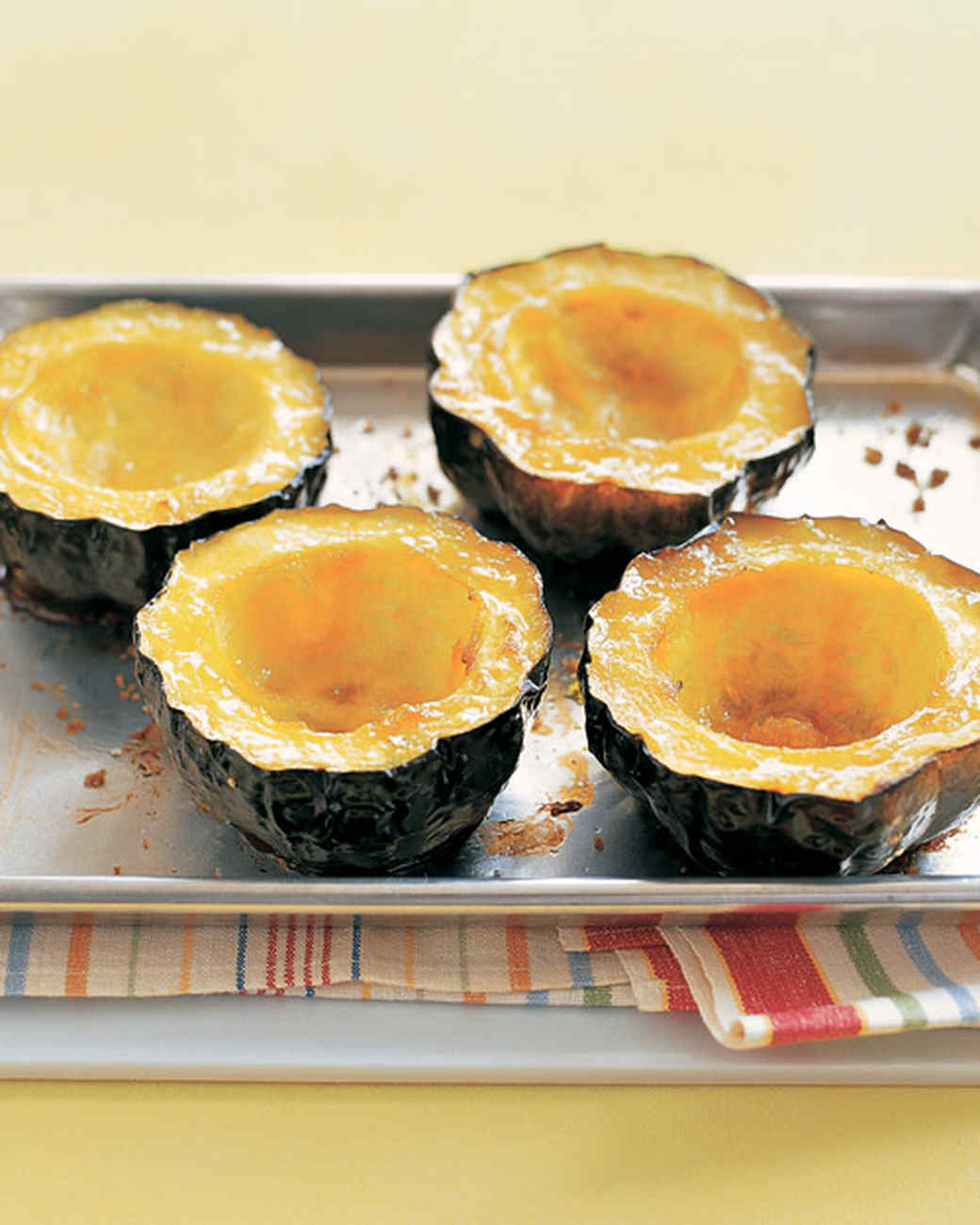 Baked Acorn Squash with Brown Sugar