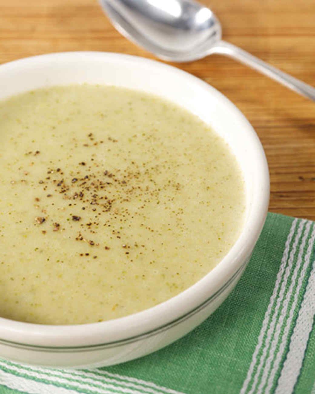 Broccoli Cream Soup Recipe & Video Martha Stewart