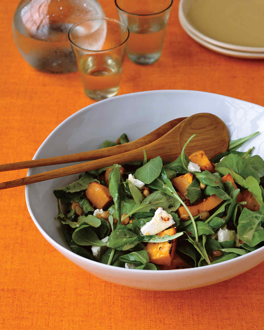 Maple Roasted Pumpkin Salad Recipe | Martha Stewart