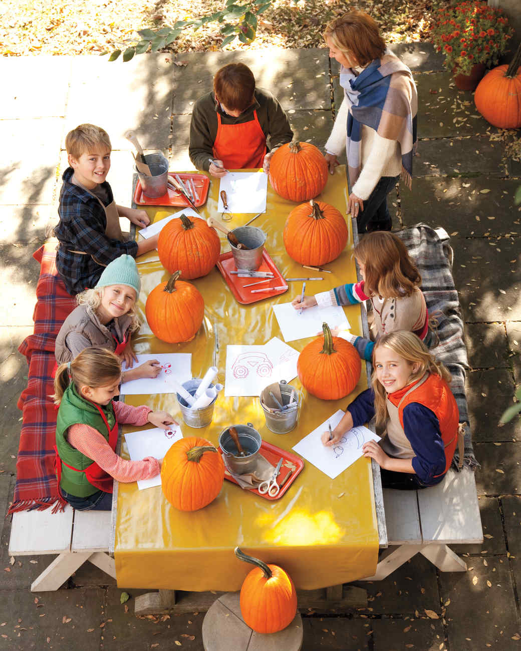 Throw a PumpkinCarving Party Martha Stewart