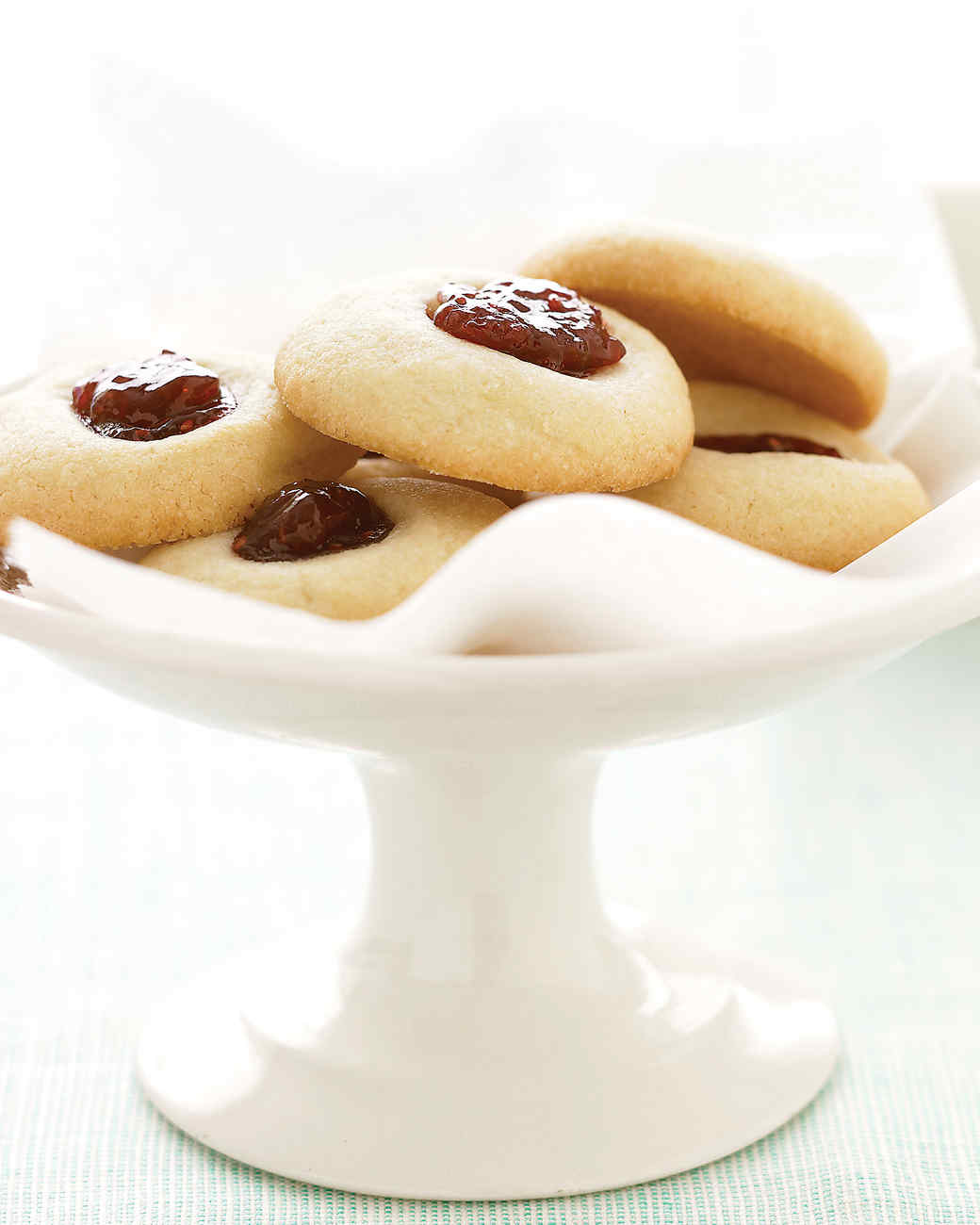 Aunt Maggies Jam Thumbprint Cookies Recipe Martha Stewart 8161