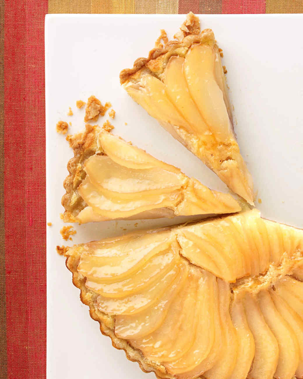 Johns Pear And Almond Cream Tart Recipe Martha Stewart 2738