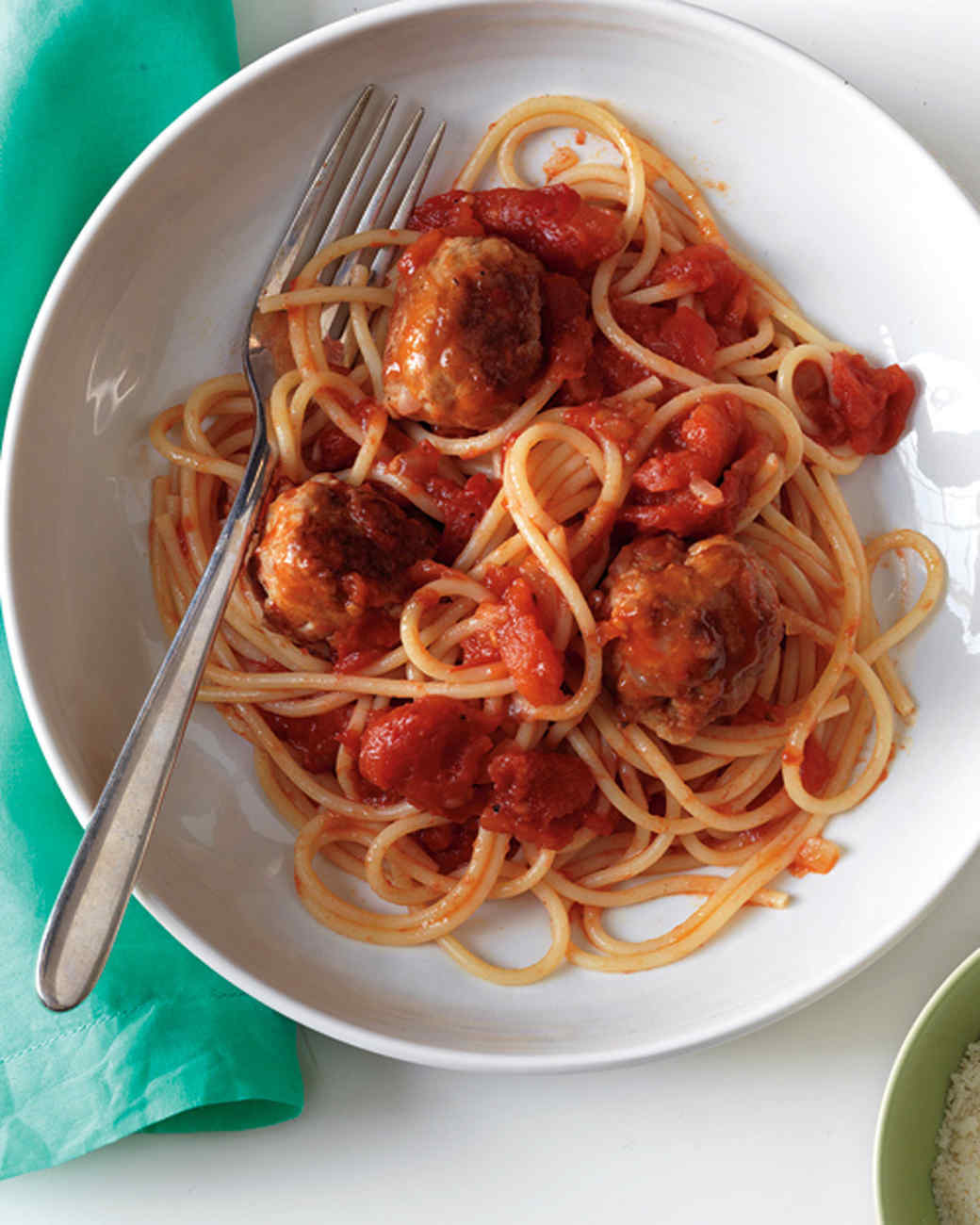 30-Minute Spaghetti and Meatballs Recipe & Video | Martha Stewart