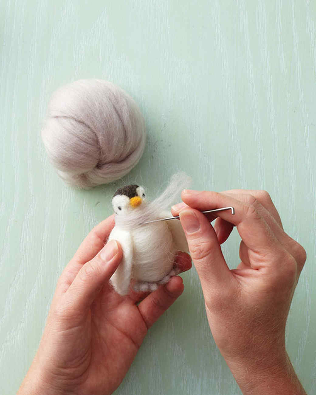 How to Make a Needle-Felted Penguin | Martha Stewart