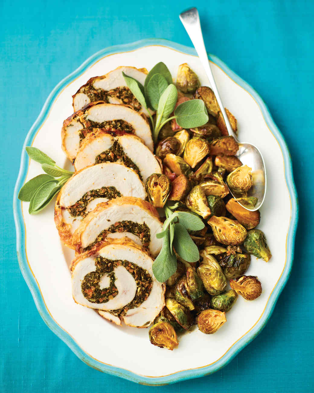 Kale- And Sausage-Stuffed Turkey Breast Recipe | Martha Stewart