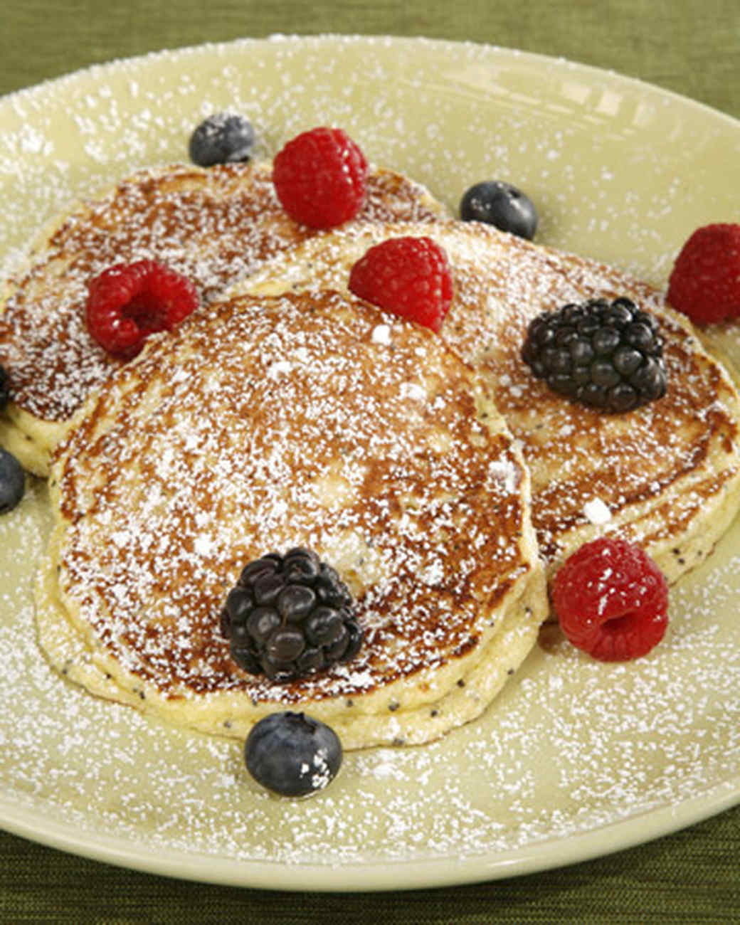 Four Seasons' LemonRicotta Poppy Seed Pancakes Recipe & Video Martha