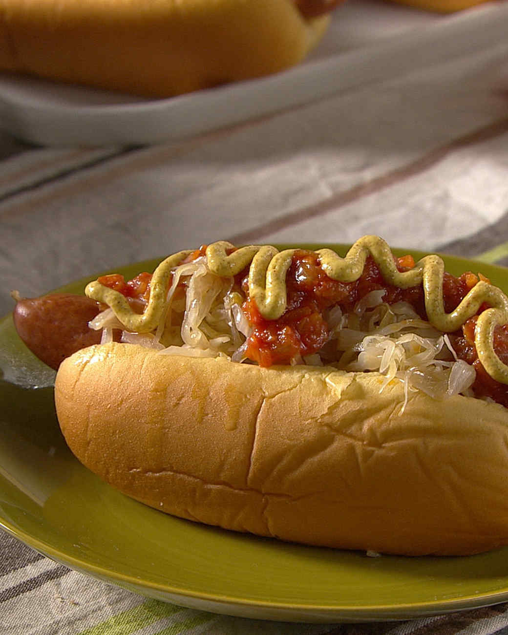 New York City Hot Dog Recipe | Martha Stewart