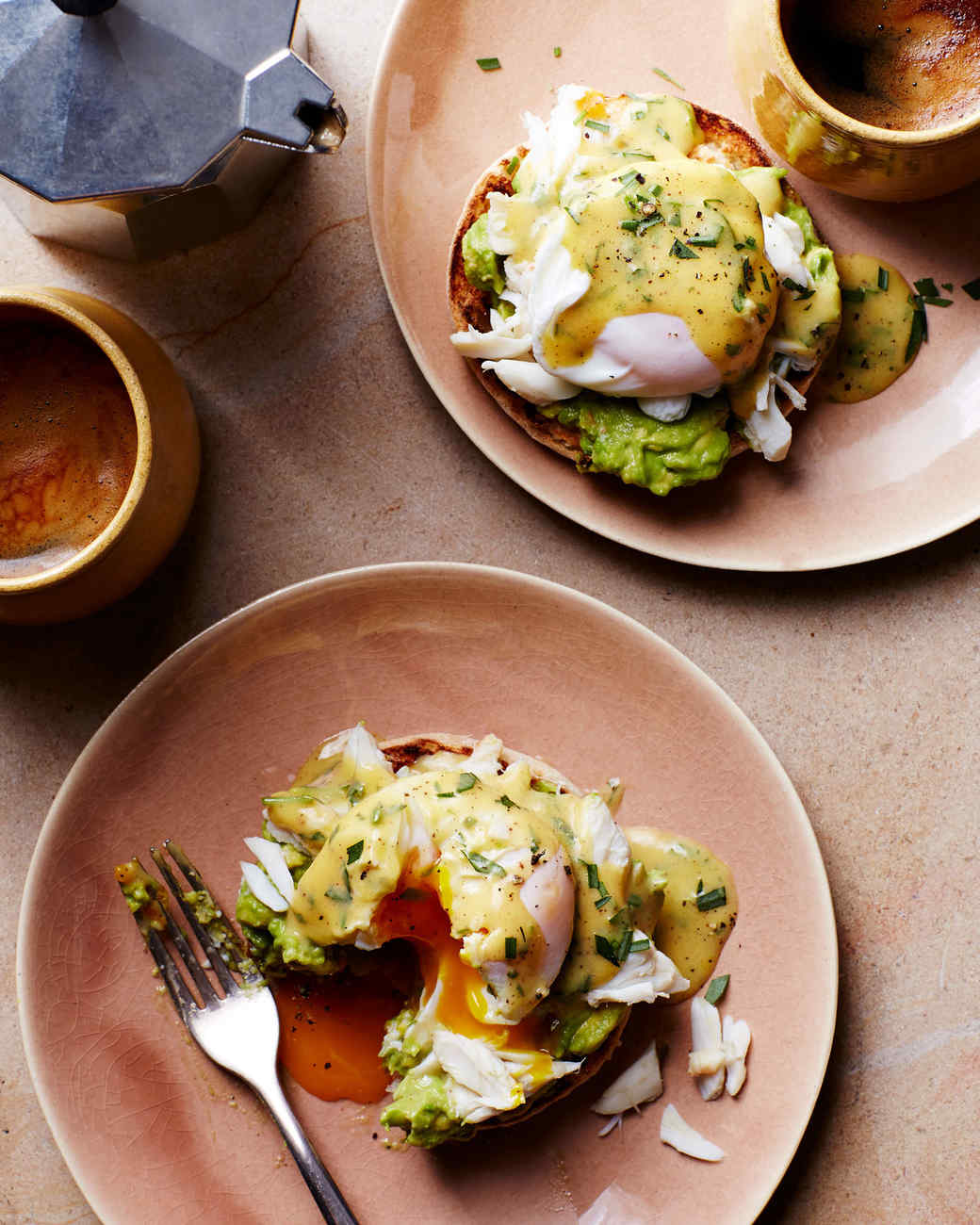 CrabandAvocado Eggs Benedict