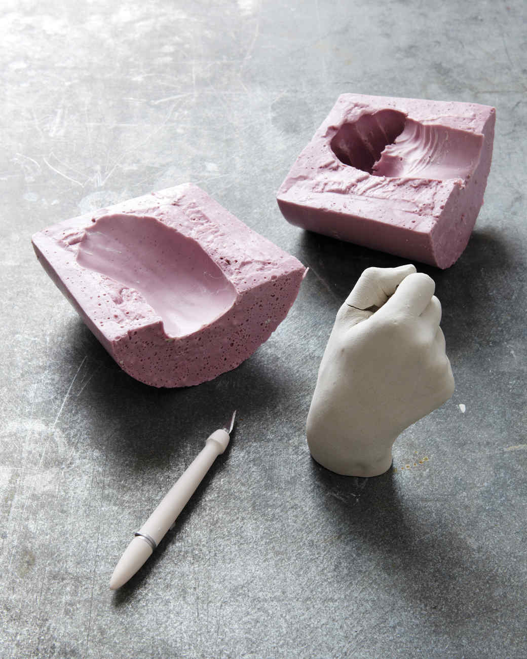 plaster hand mold