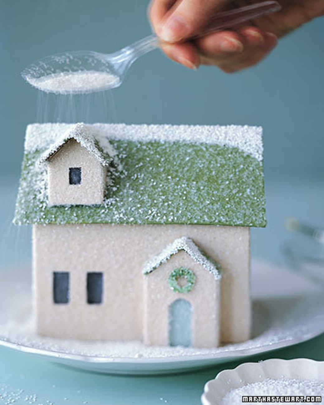 Winter Village Homemade House Martha Stewart Winter Village Homemade House Martha Stewart