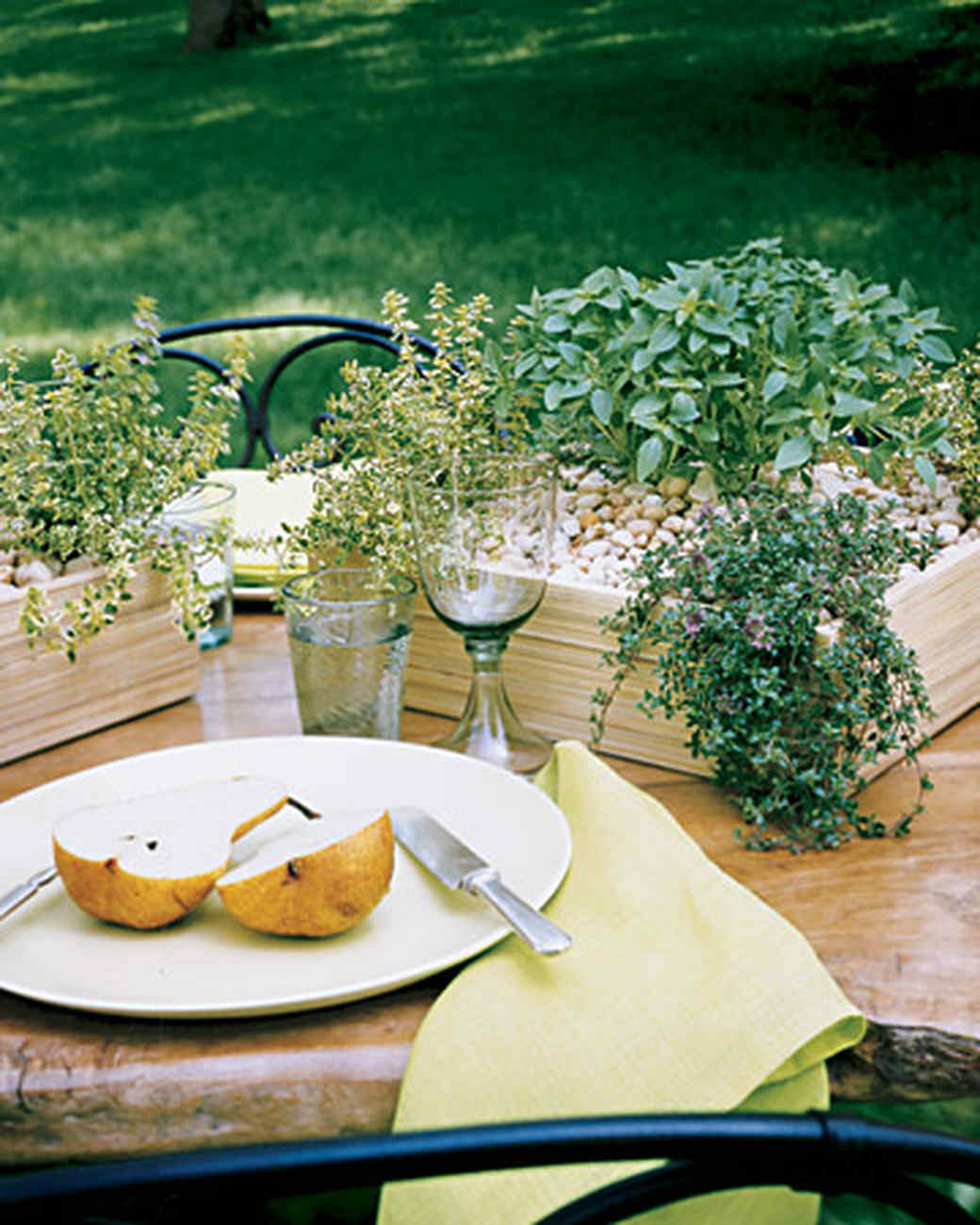 Herb Centerpieces — 2 Ways | Martha Stewart