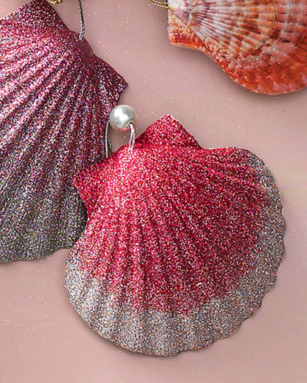 Natural Shell Ornament with Pearl Martha Stewart