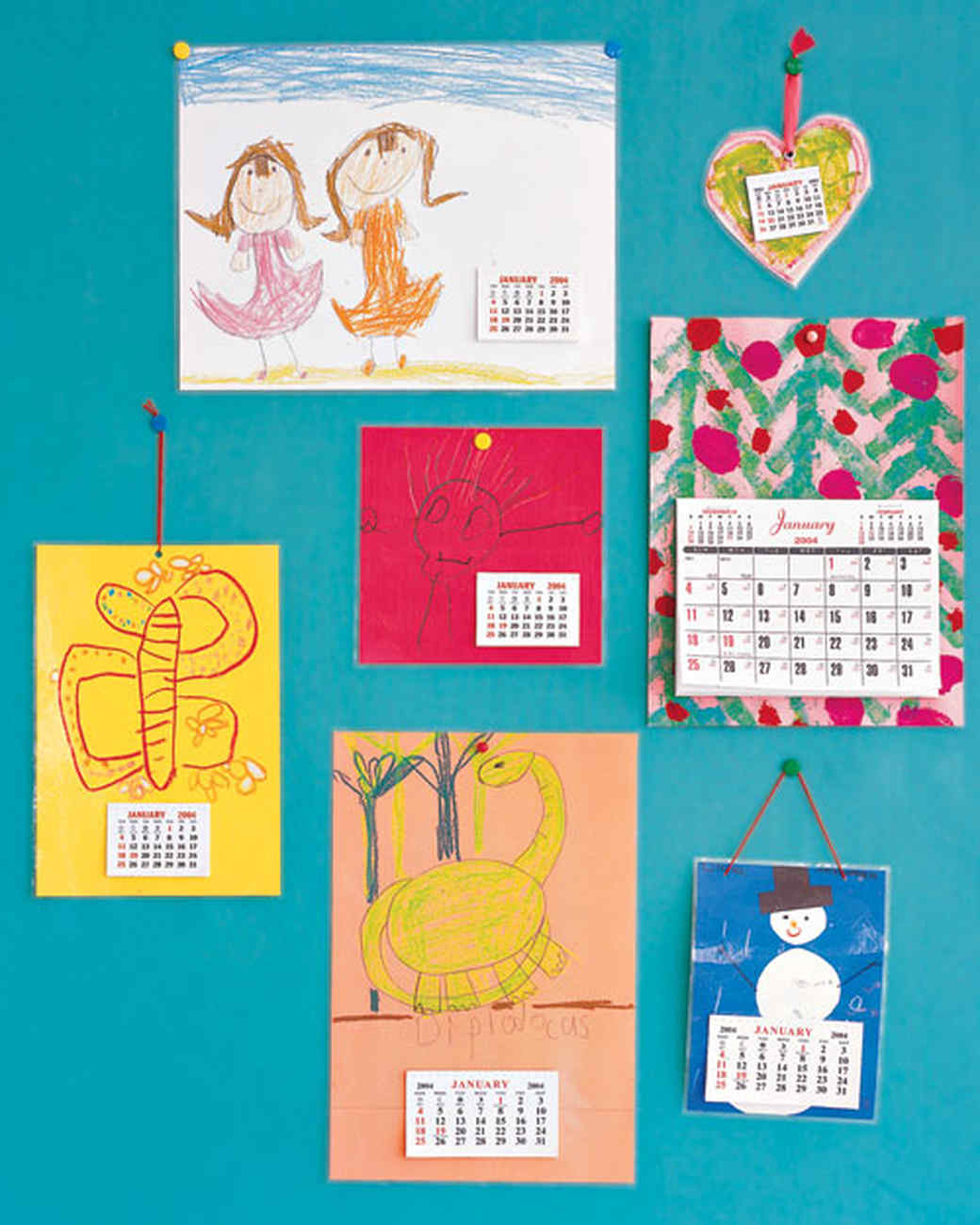mini calendar craft ideas