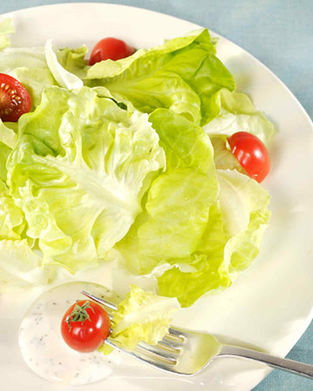 Boston Lettuce Salad with Buttermilk Ranch Dressing Recipe & Video
