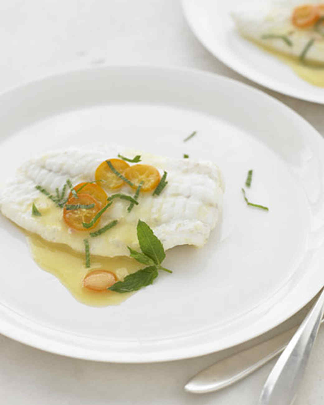 ShallowPoached Fish Fillets Recipe & Video Martha Stewart