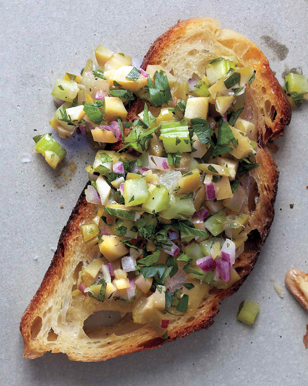 Crostini with Olive Relish Recipe Martha Stewart