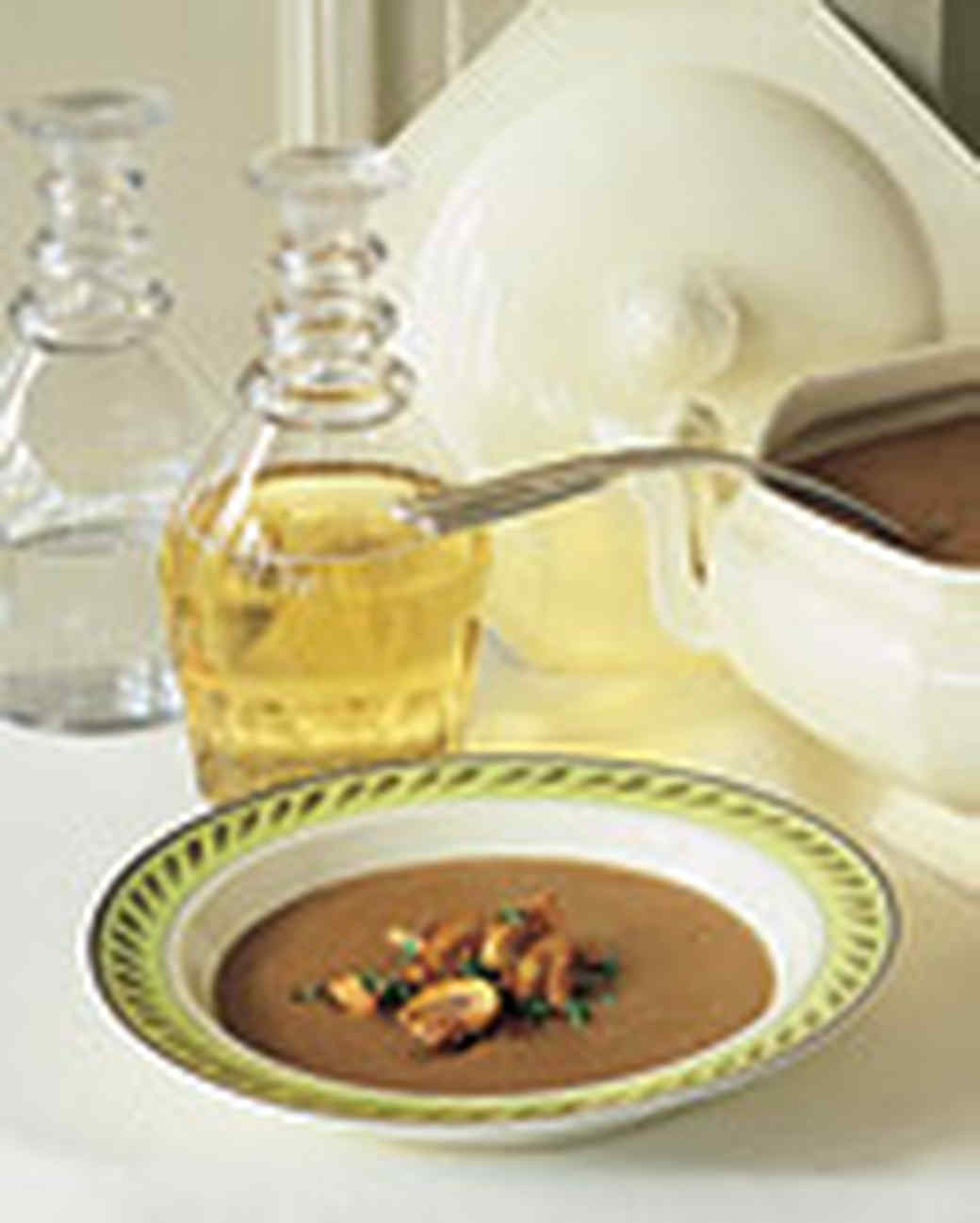 ChestnutMushroom Soup Recipe Martha Stewart
