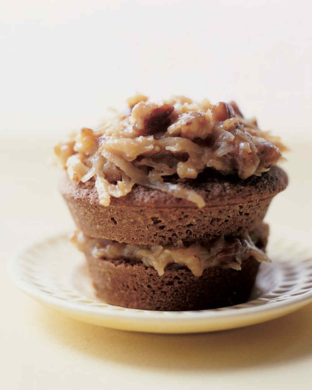 German Chocolate Cupcakes Recipe | Martha Stewart