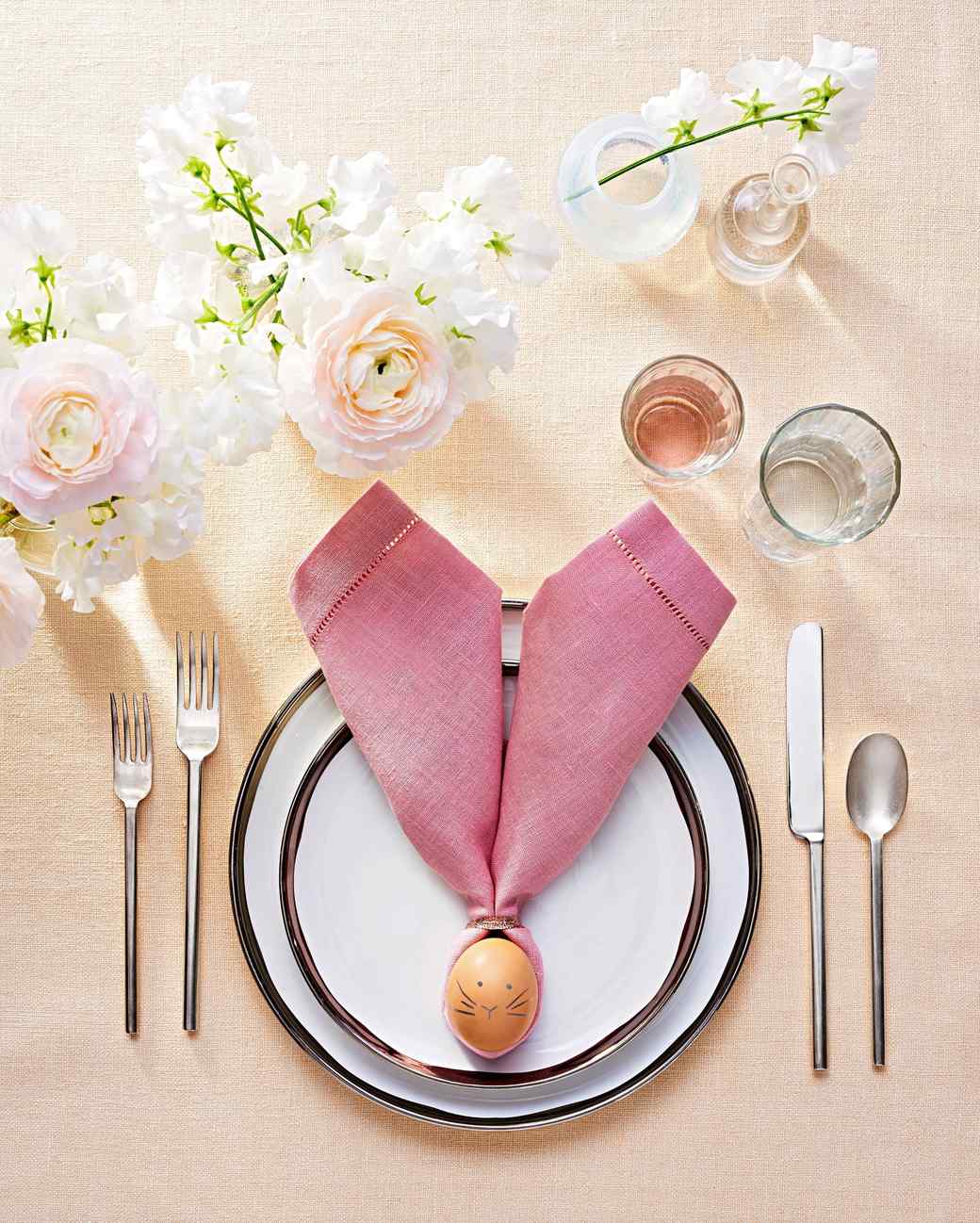 bunny ears napkins