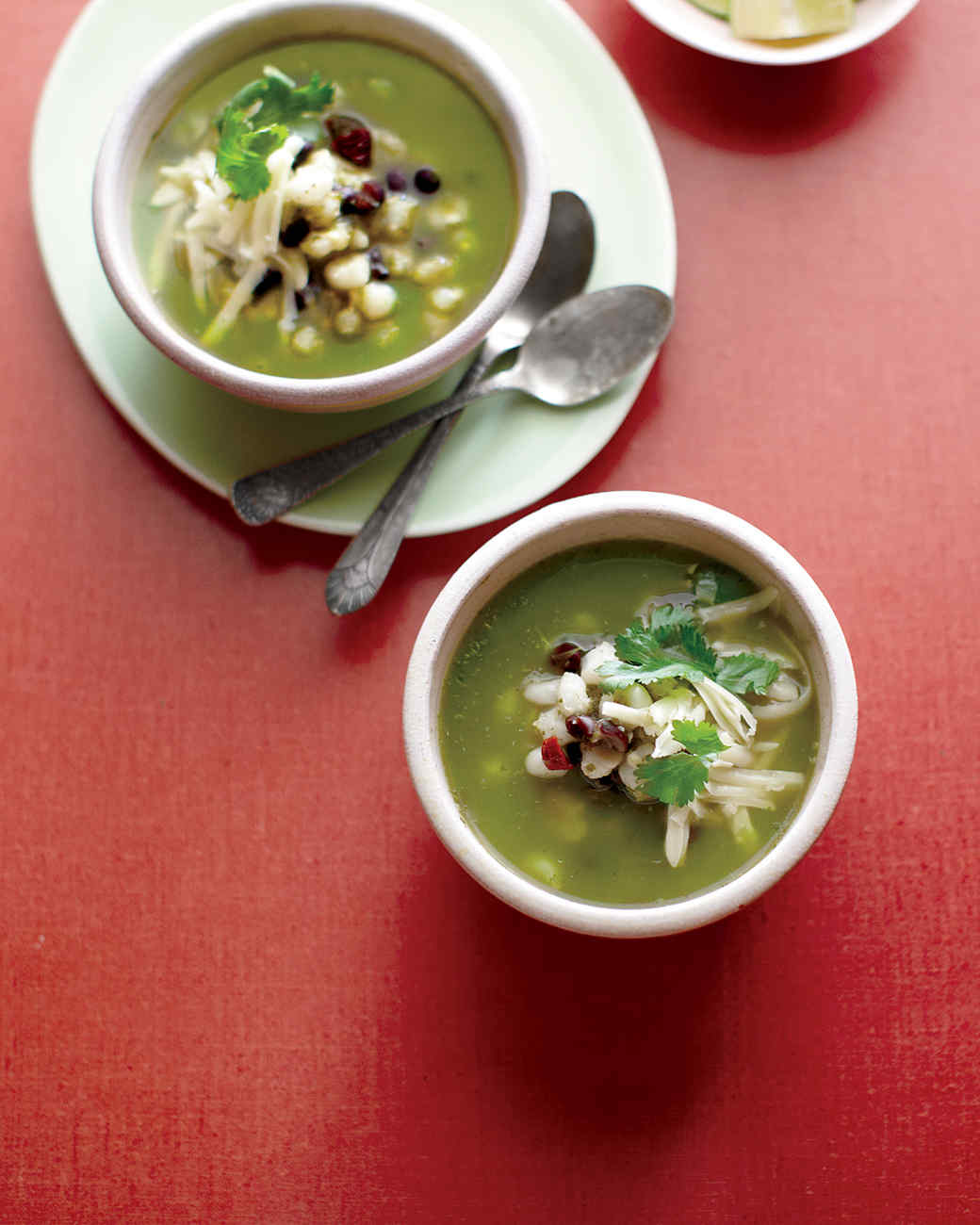 Green Chile Posole with Black Beans Recipe | Martha Stewart