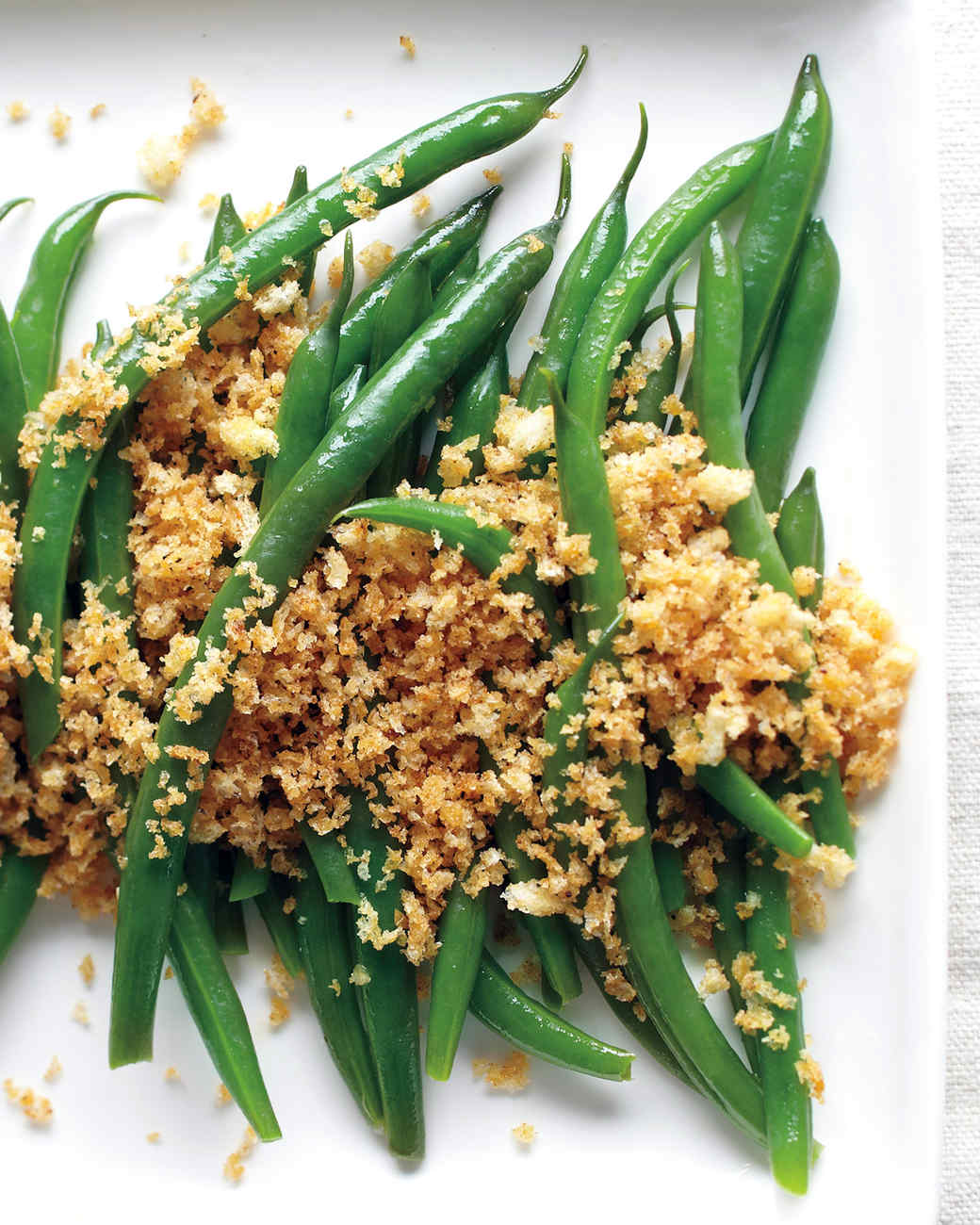 Green Beans with Spiced Breadcrumbs Recipe Martha Stewart