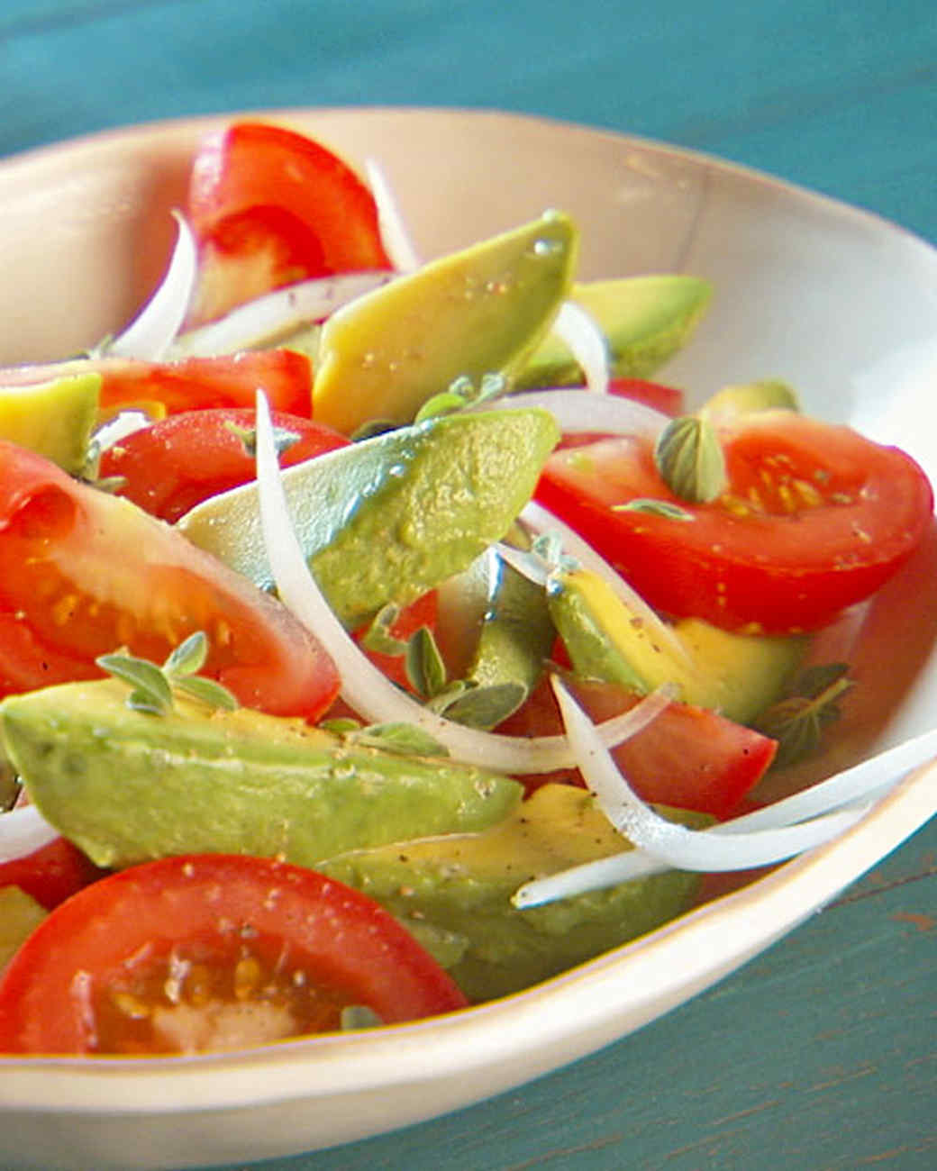 Tomato, Avocado, and Cilantro Salad Recipe | Martha Stewart