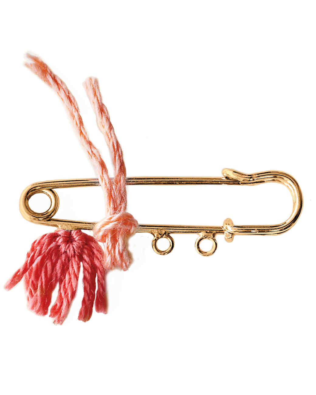 Tasseled Fringe Safety Pin Martha Stewart