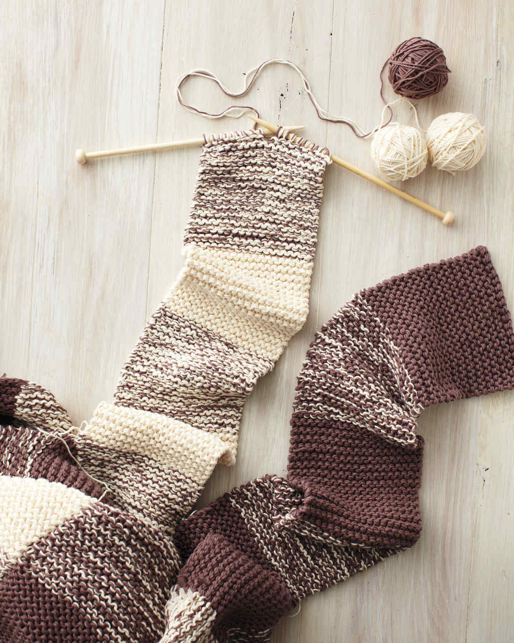 Gingham Knit Blanket HowTo Martha Stewart