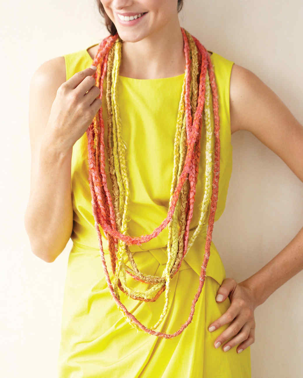 Braided Dupioni Silk Necklace Craft Martha Stewart