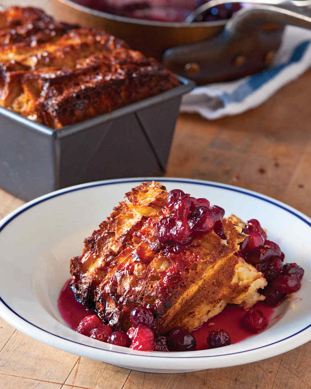 Cranberry-Maple Bread Pudding Recipe | Martha Stewart