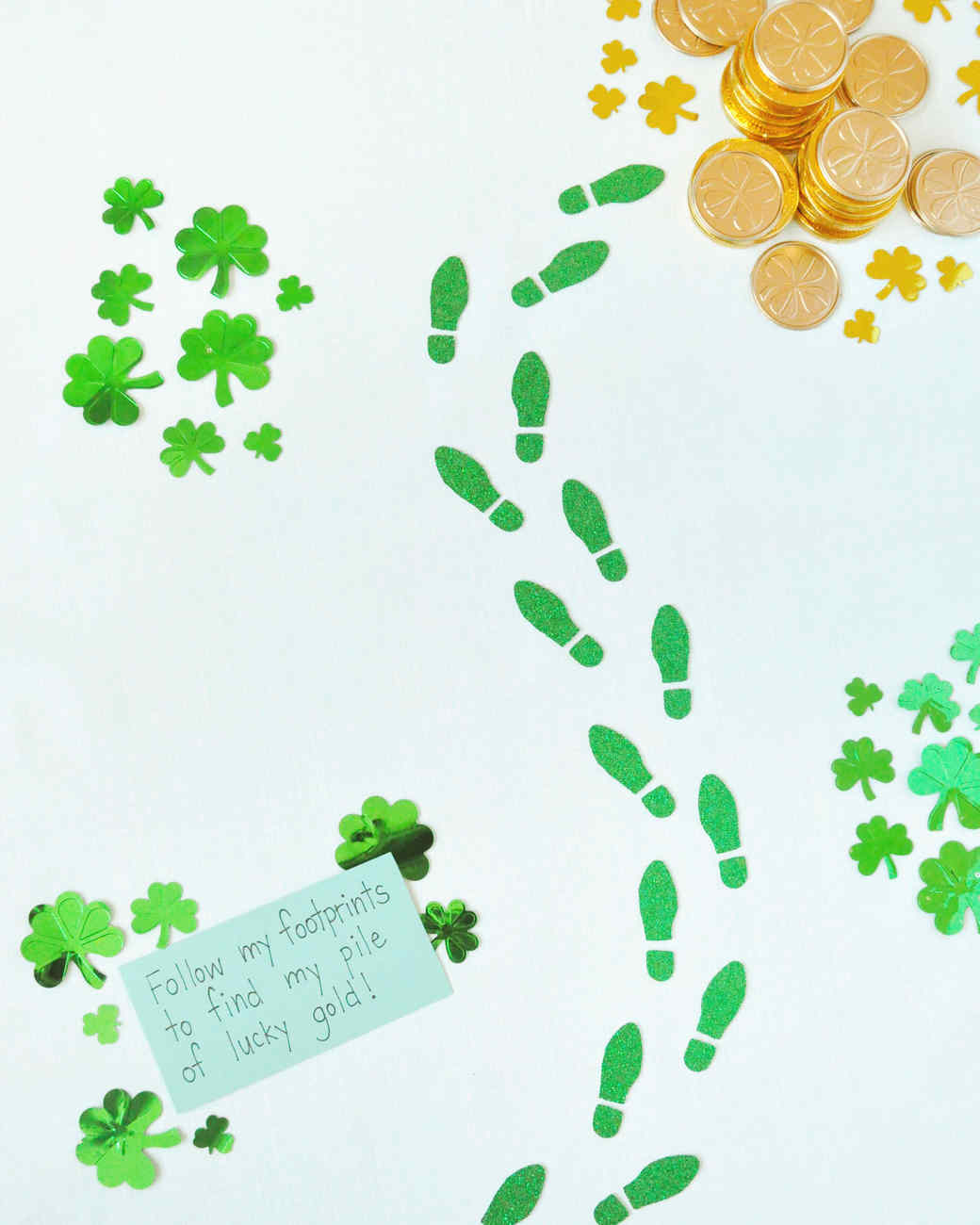 Follow The Leprechaun Trail Printable Craft Martha Stewart Follow The Leprechaun Trail Printable Craft Martha Stewart