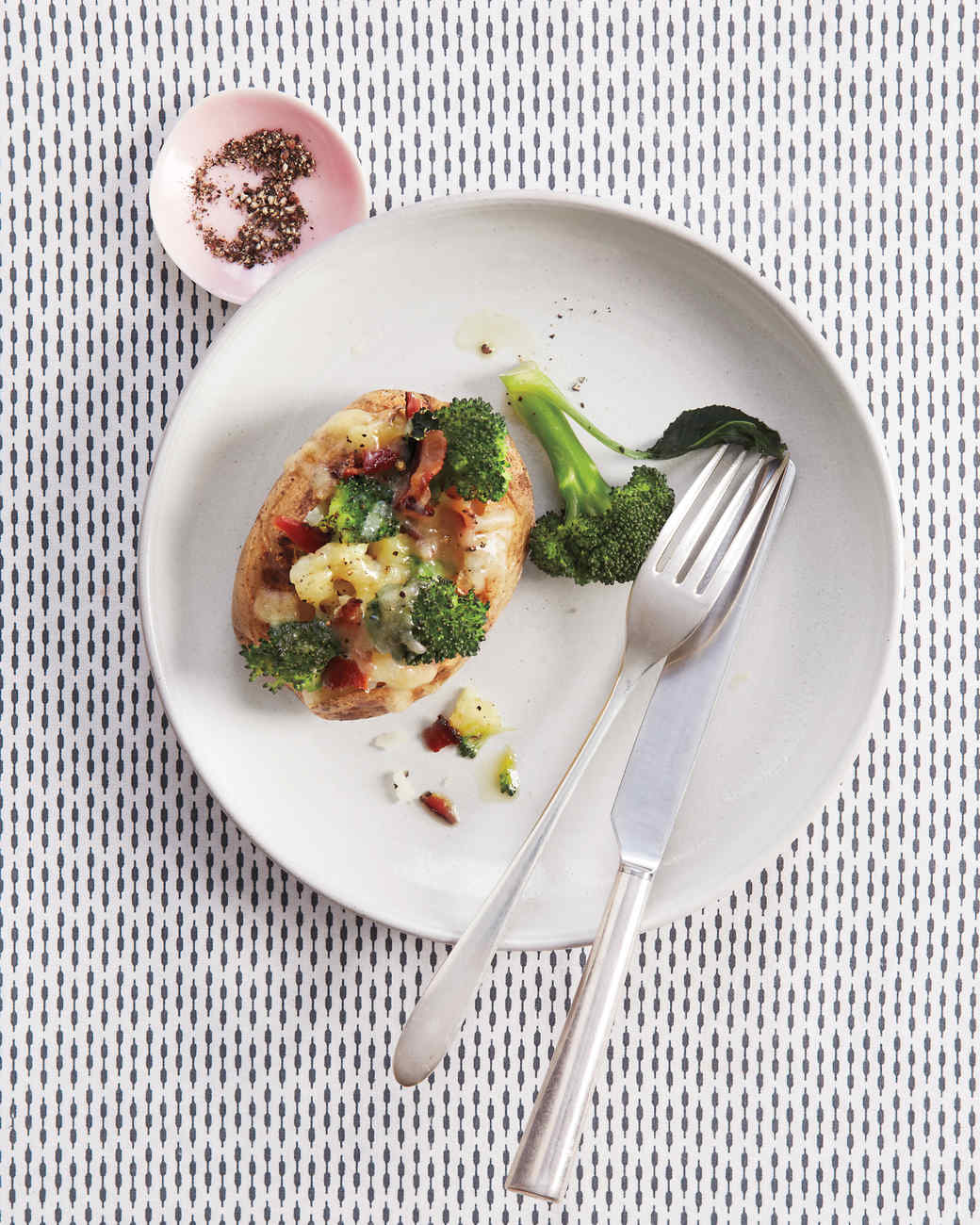 Baked Potatoes with Assorted Toppings Recipe & Video Martha Stewart