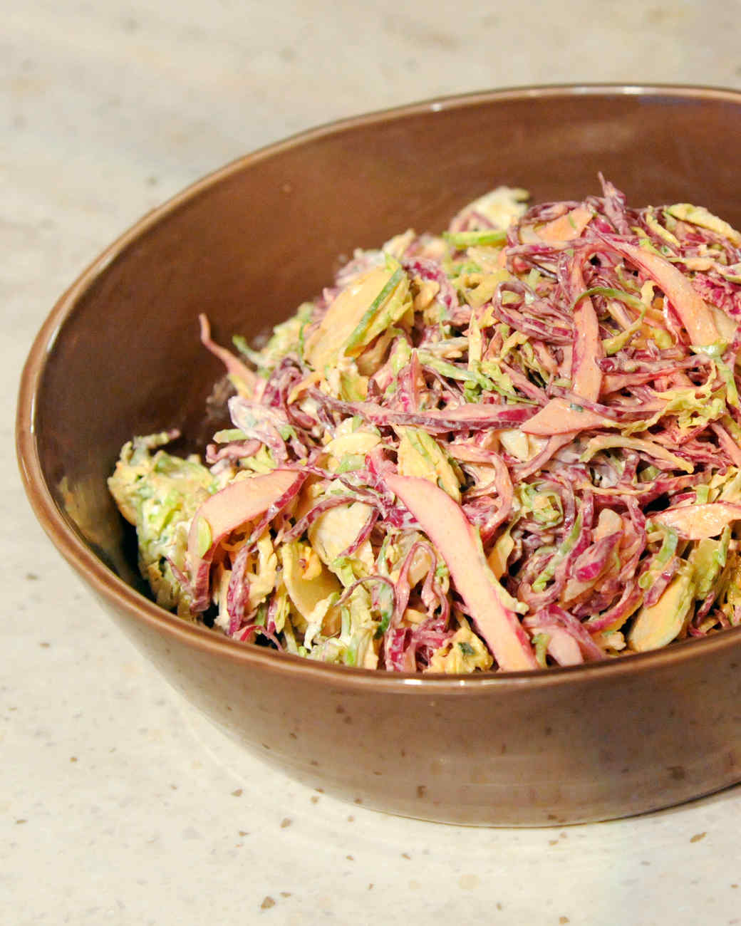 Red Cabbage and Shaved Brussels Sprout Salad Recipe Martha Stewart