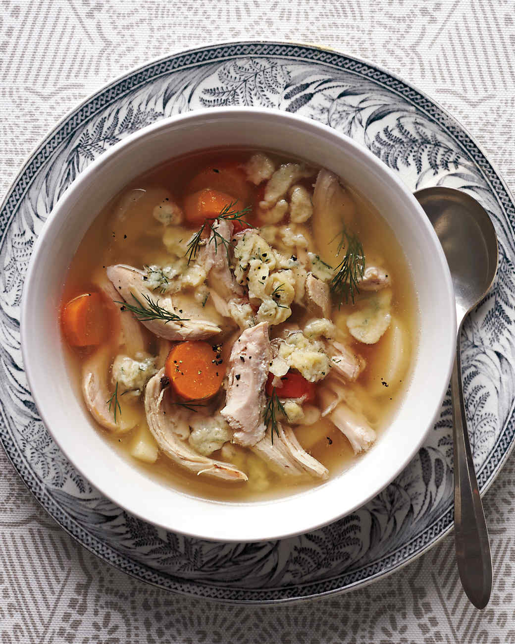 Chicken Soup With Dill Spaetzle