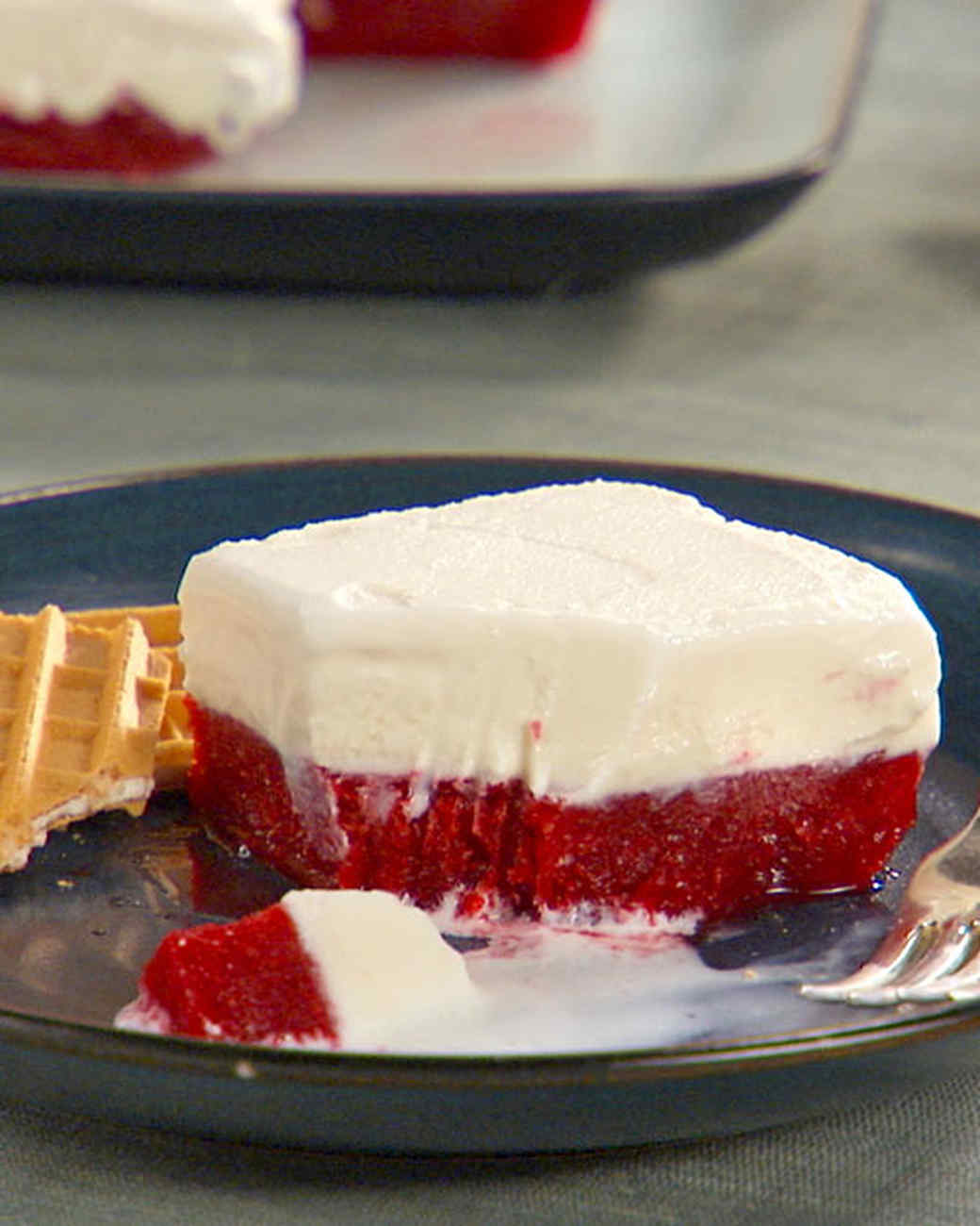 Strawberry-Vanilla Ice Cream Cake Recipe & Video Martha ...