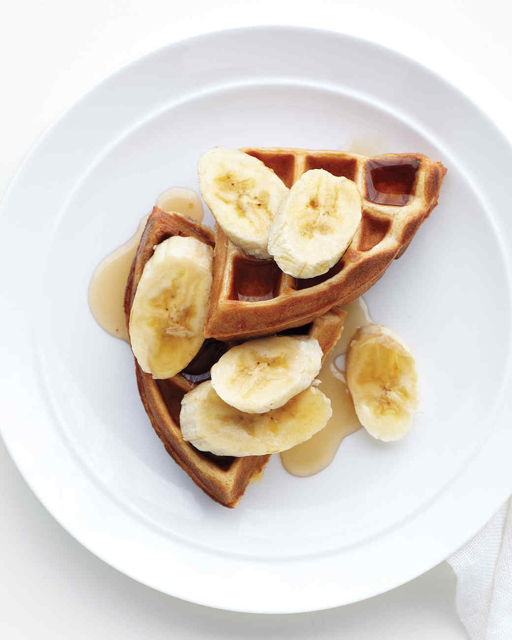 Peanut Butter Waffles Recipe | Martha Stewart