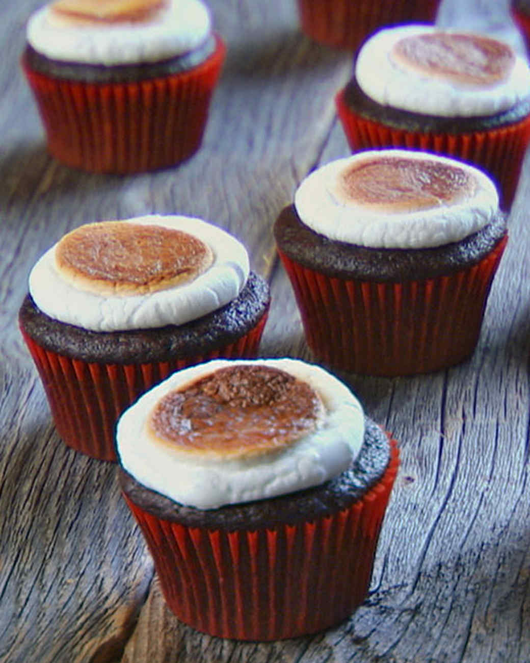 Toasted Marshmallow Cupcakes Recipe & Video Martha Stewart