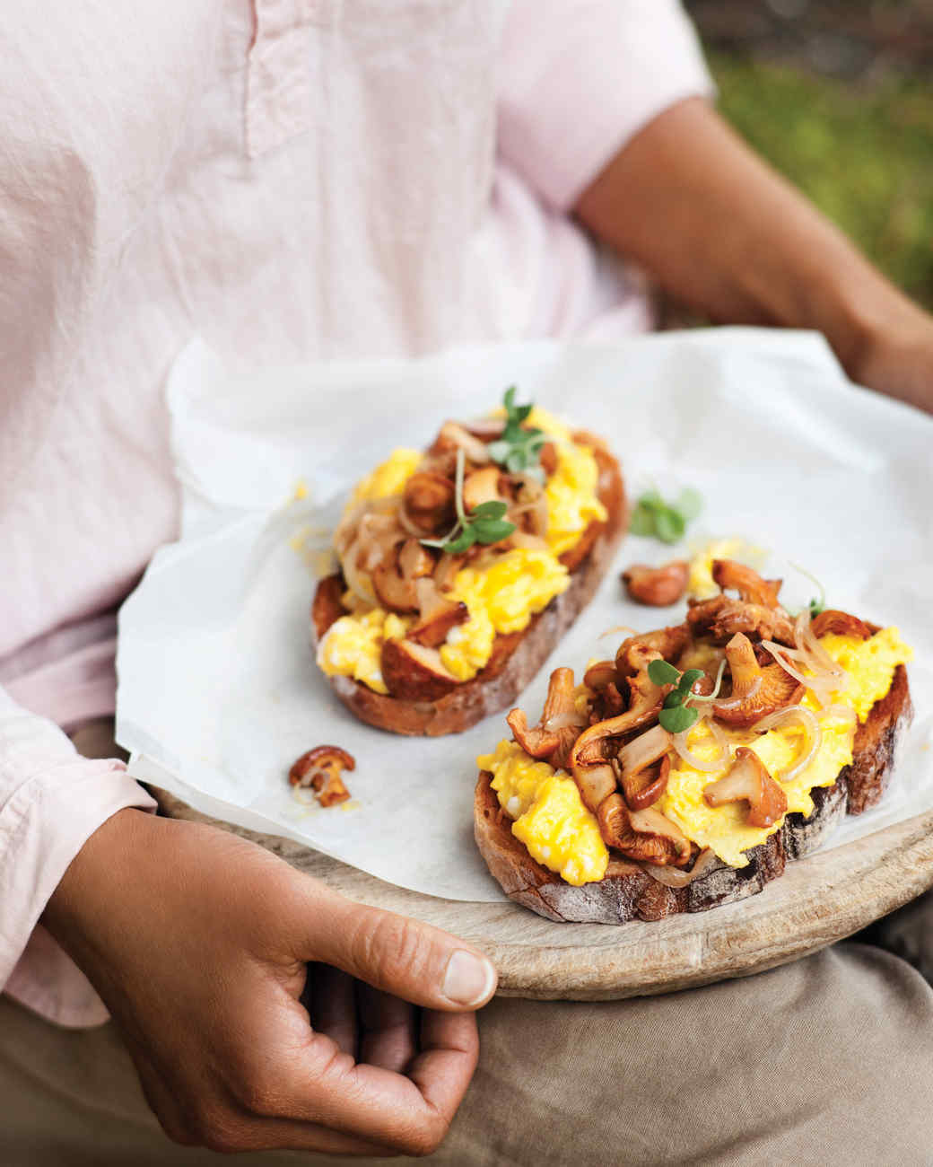 Chanterelle and Oyster Mushroom Recipes Martha Stewart
