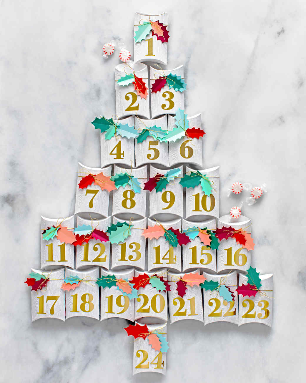 Gift Box Advent Calendar Tree Martha Stewart