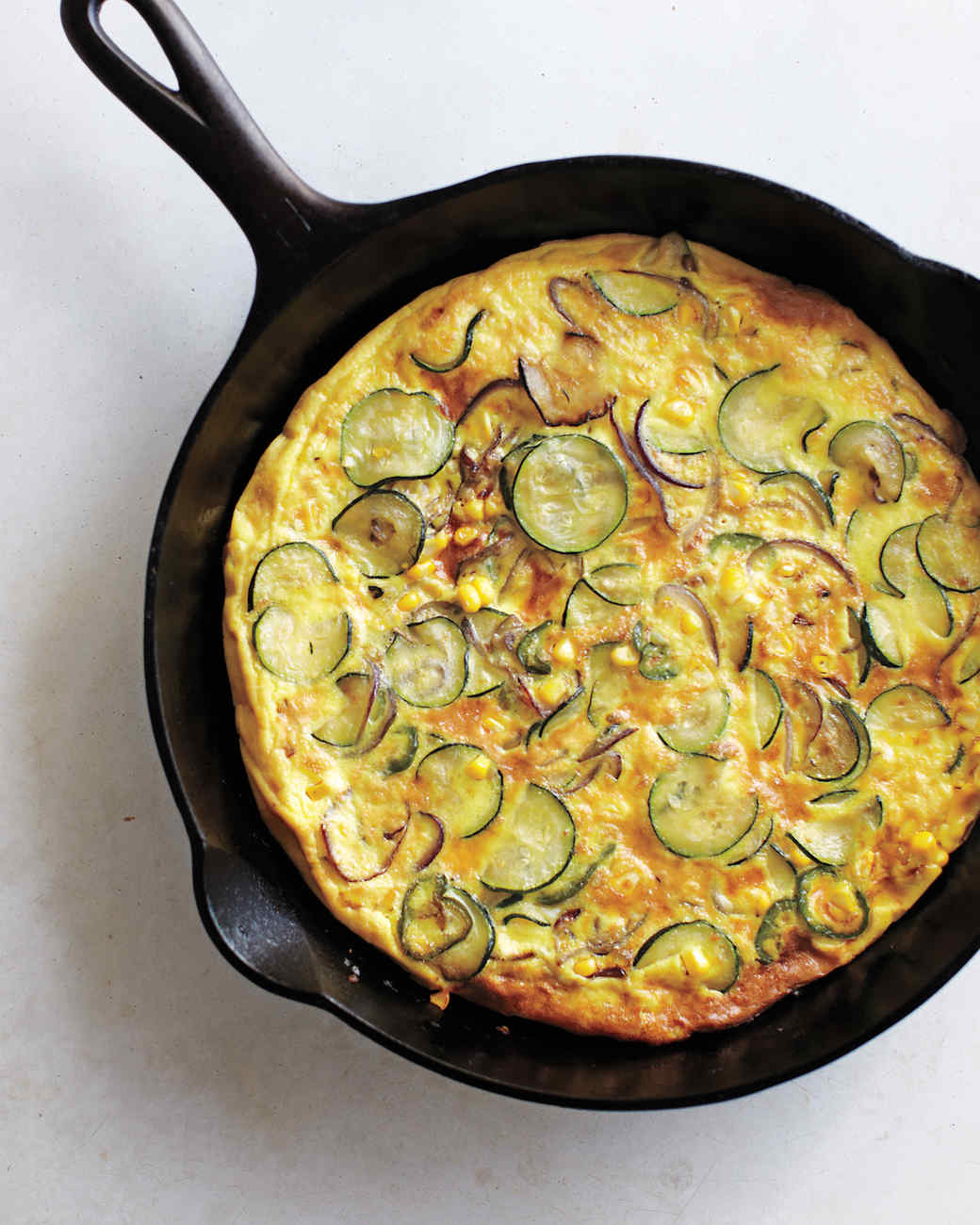 Spicy Zucchini Frittata Recipe & Video | Martha Stewart